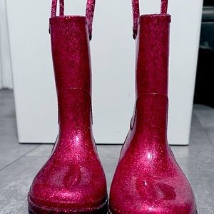 Weastern chief metallic red rain-boots. Kids size 13